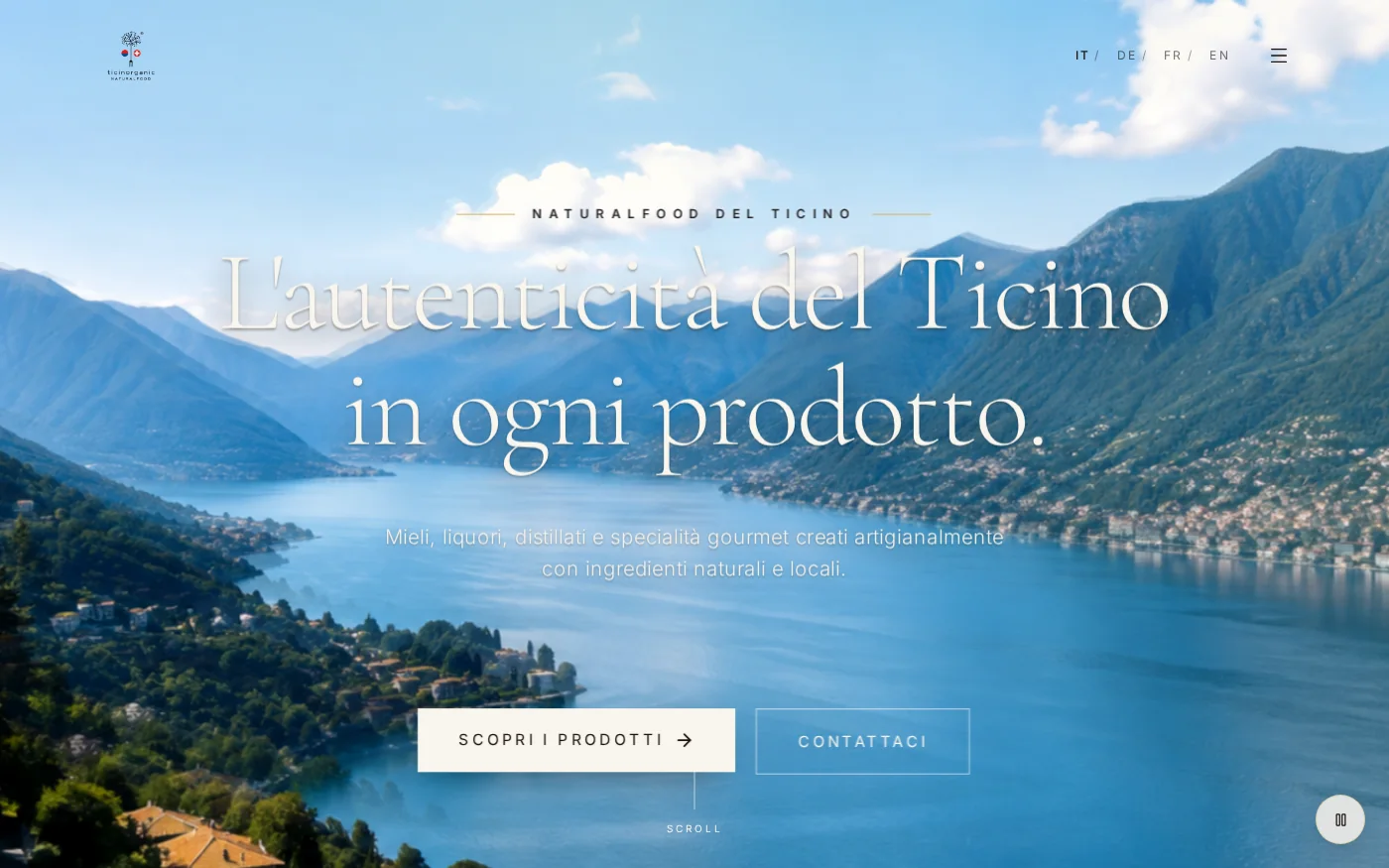 Anteprima del sito TICINORGANIC